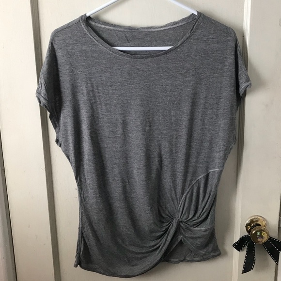 lululemon athletica Tops - Lululemon cotton front tie short sleeve